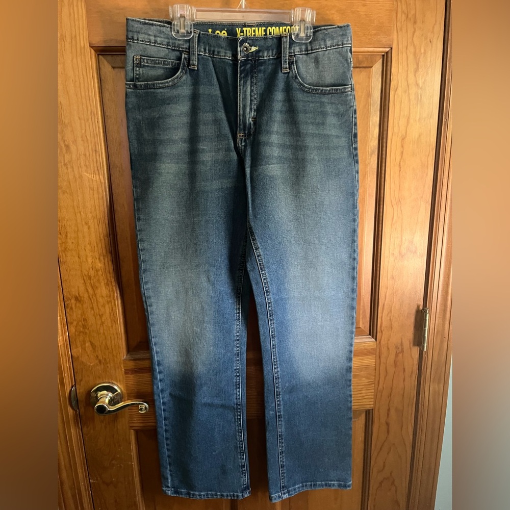 Unisex Husky Lee Sport X-Treme Comfort Straight Blue Jeans